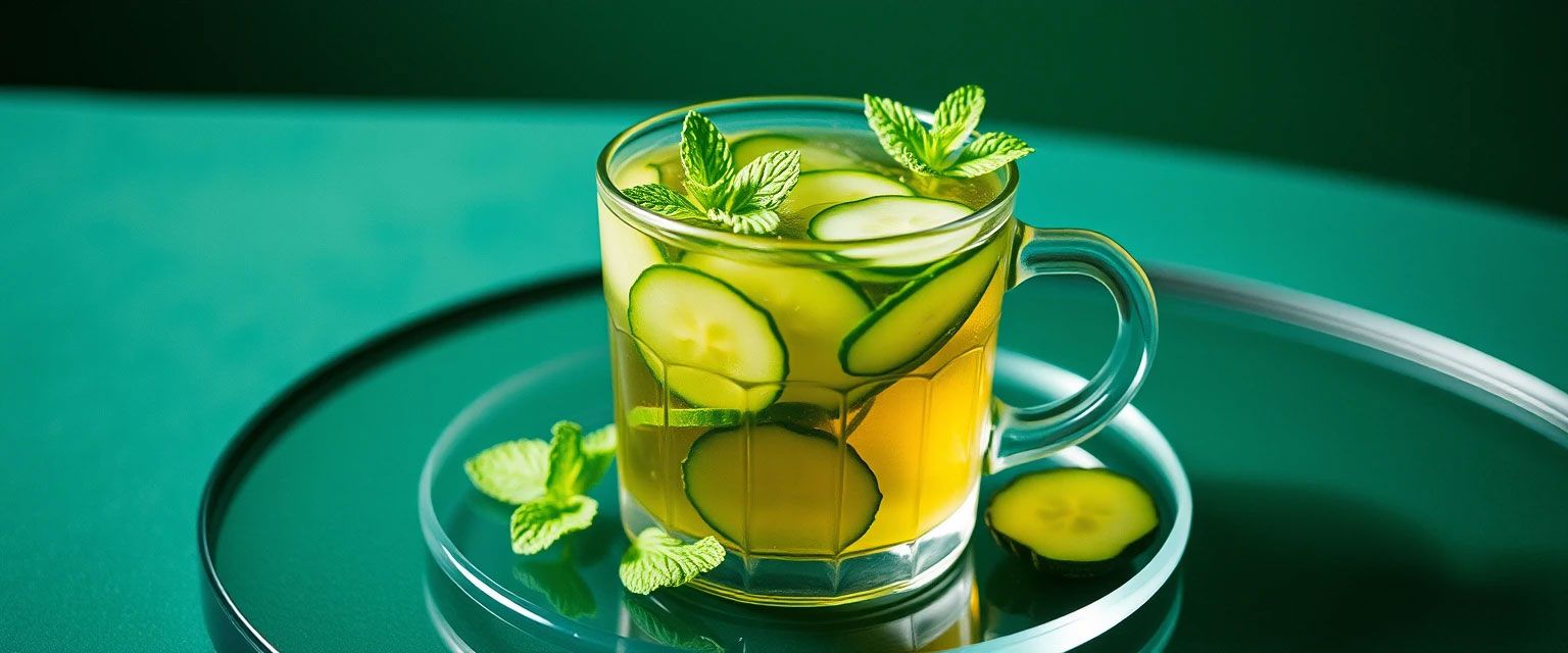 دمنوش نعناع و خیار
